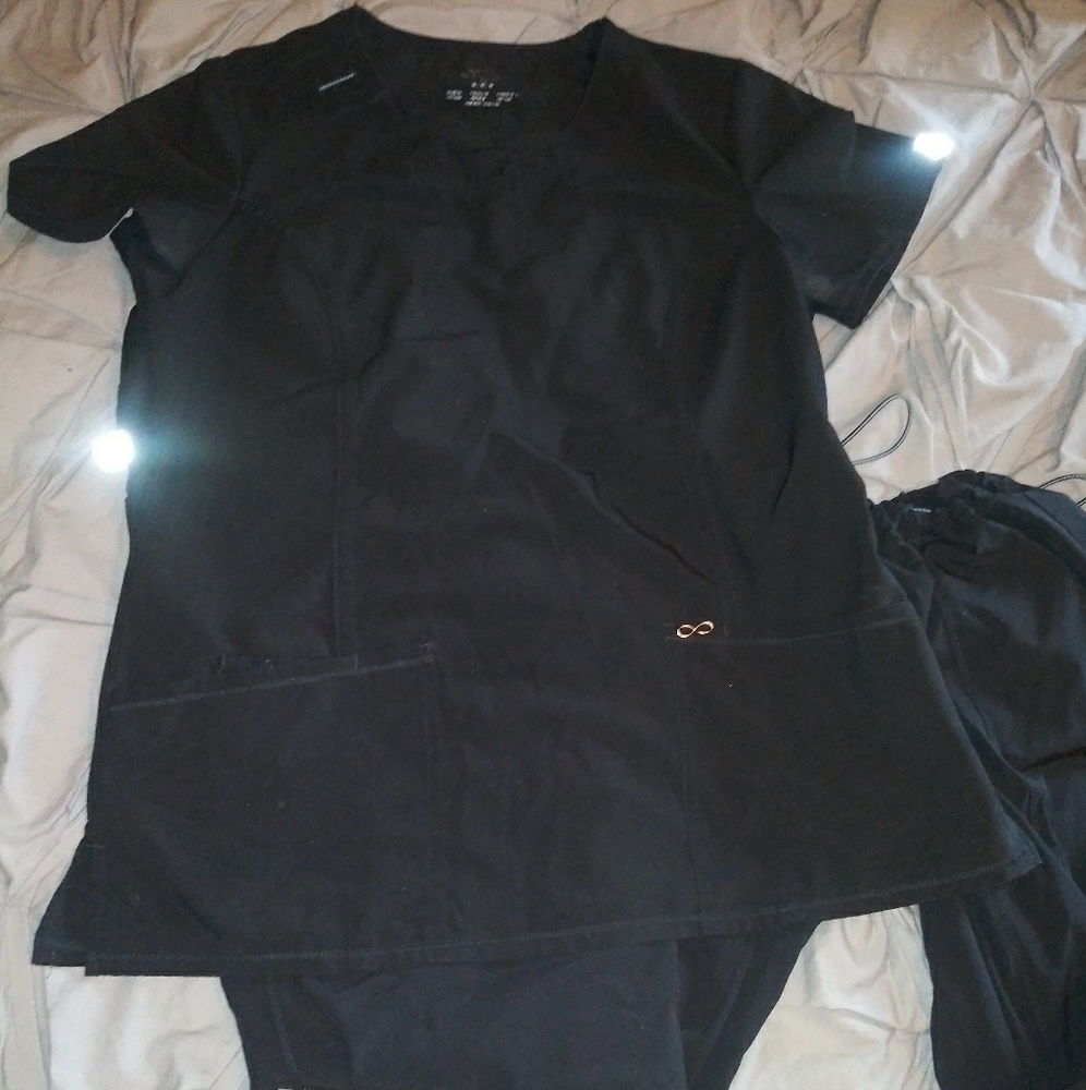 2 pairs of Black Infinity Scrubs